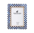 Picture Frame Checkered Pattern Collection Bone Inlay