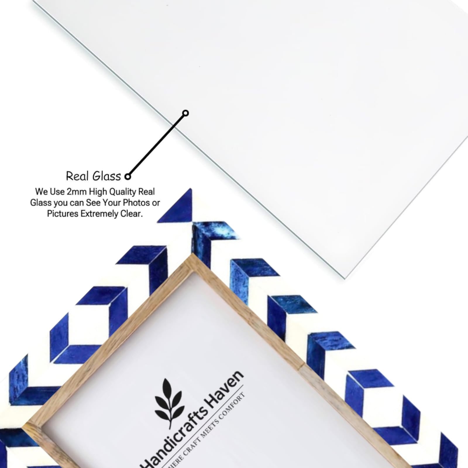 Picture Frame Taj Pattern Collection Bone Inlay